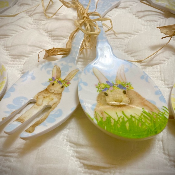3 EASTER SPOON AND FORK SETS - Picture 3 of 4